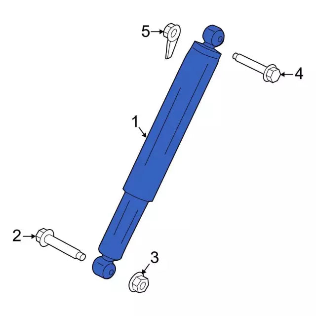 ML3Z18125BF Rear Shock Ford Genuine