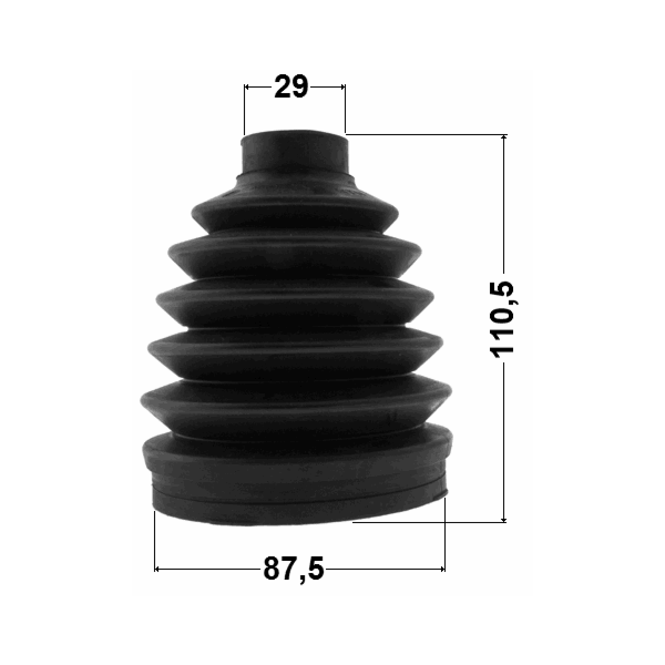 5140758AA 0317P-ODAT Boot Outer Mopar Aftermarket