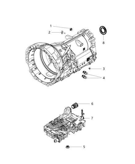 52854800AA Output Shaft Seal Mopar Genuine