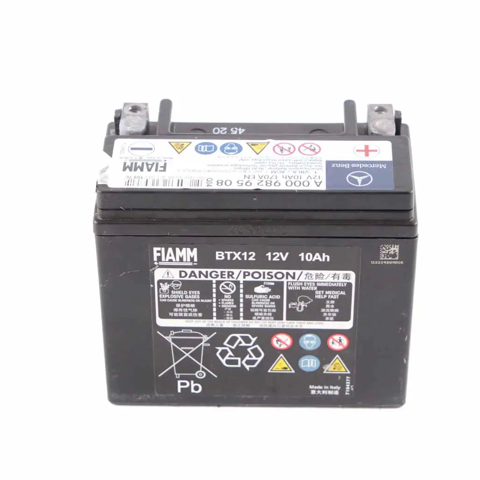 0009829508 Aux Battery Mercedez Benz Genuine