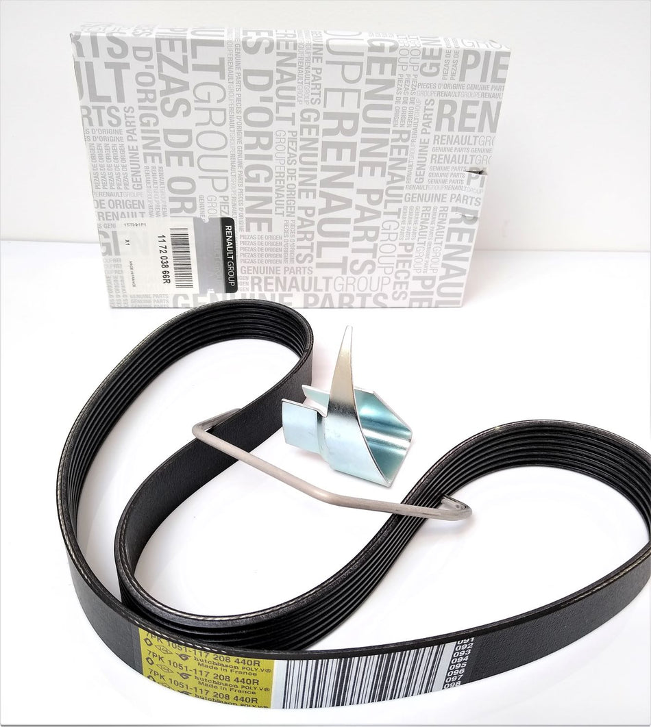 117203866R Drive Belt Renault Genuine