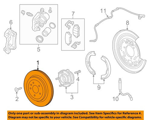 23118092 Rear Brake Disc GM Aftermarket