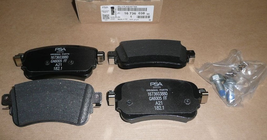 1673603880 Rear Pad Audi Aftermarket