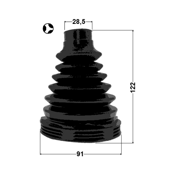 1797221 Inner Boot Ford Aftermarket