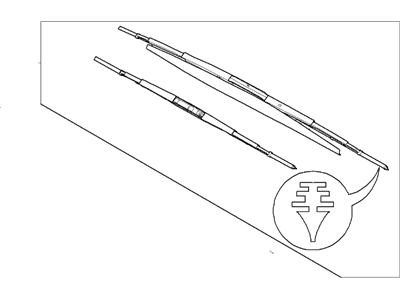 61619071613 Wiper Blade BMW Aftermarket