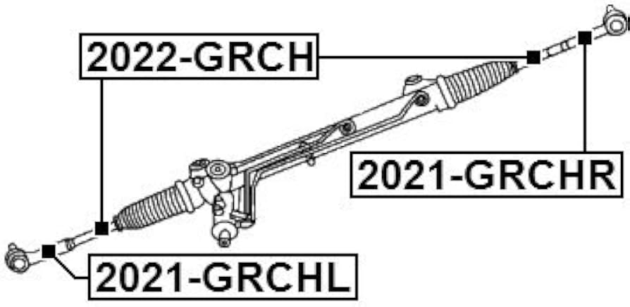 05143555AC Outer Tie Rod End Mopar Aftermarket