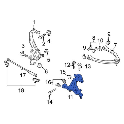 55110JK00C Rear Radius Arm Nissan Genuine