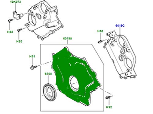 LR041955 Front Timing Cover Land Rover Aftermarket