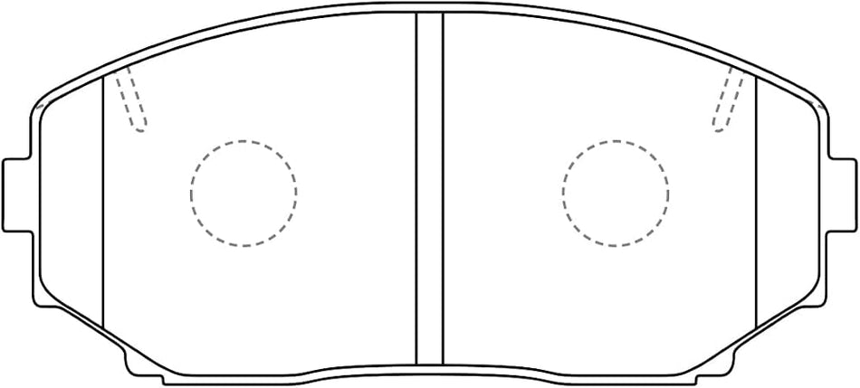 J2MZ2V001L Brake Pad Kit Edge Mk Ford Aftermarket