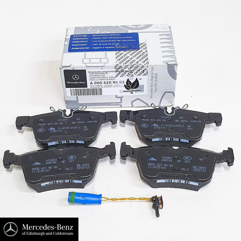 A0004209403 Rear Pad Mercedes Benz Genuine