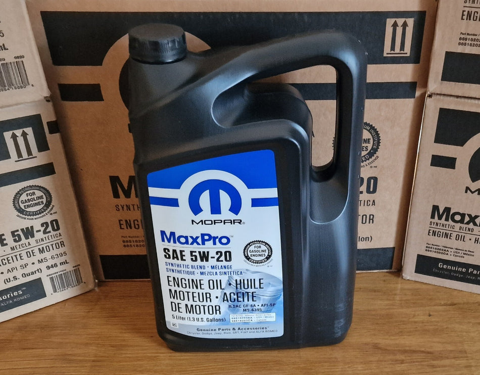 68518203AA 5w20 Engine Oil 5l Mopar Genuine