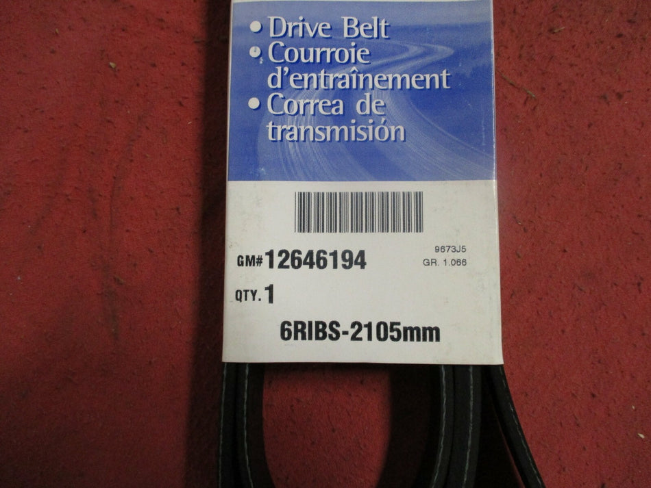 12646194 Drive Belt GM Genuine