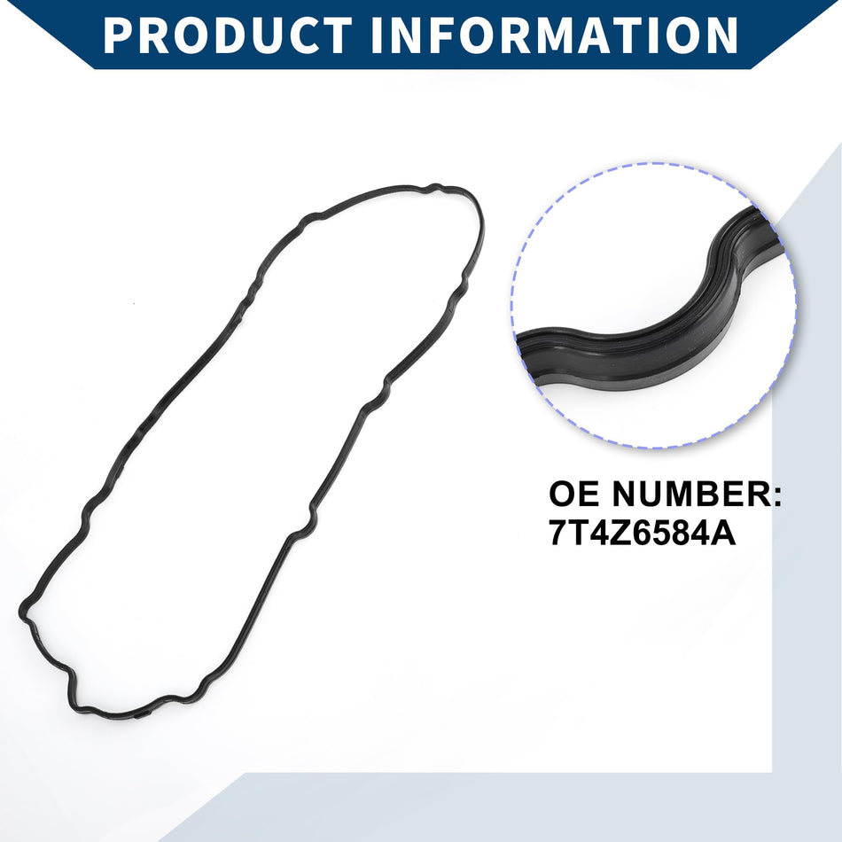 7T4Z6584A Valve Cover Gasket Edge LH Ford Genuine