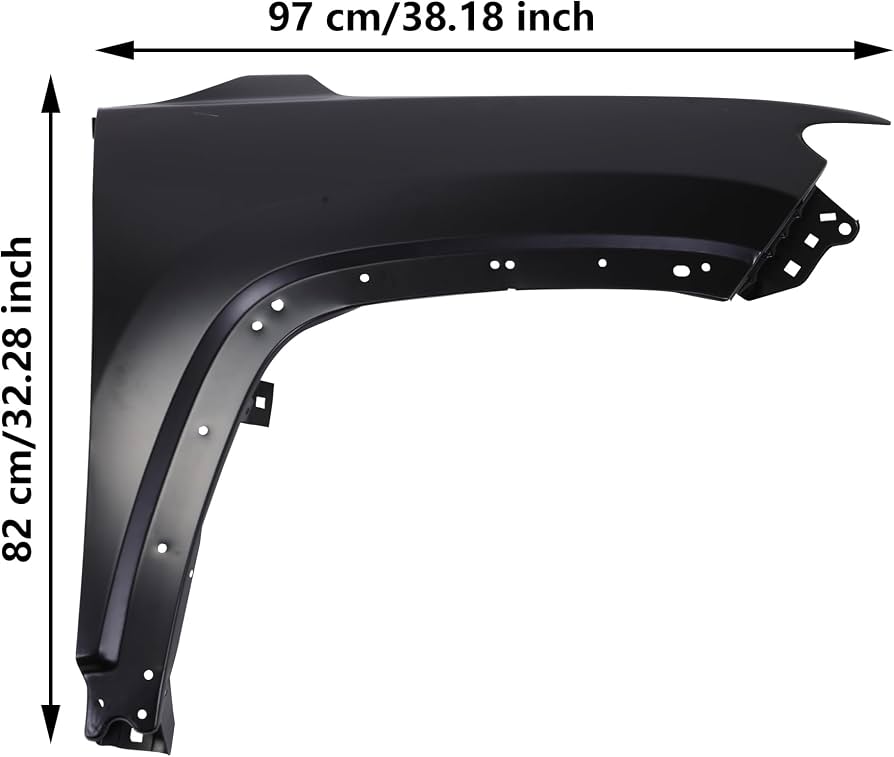 68430056AA RH Fender Assembly Mopar Aftermarket