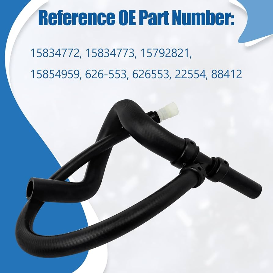 15834773 Heater Hose GM Aftermarket
