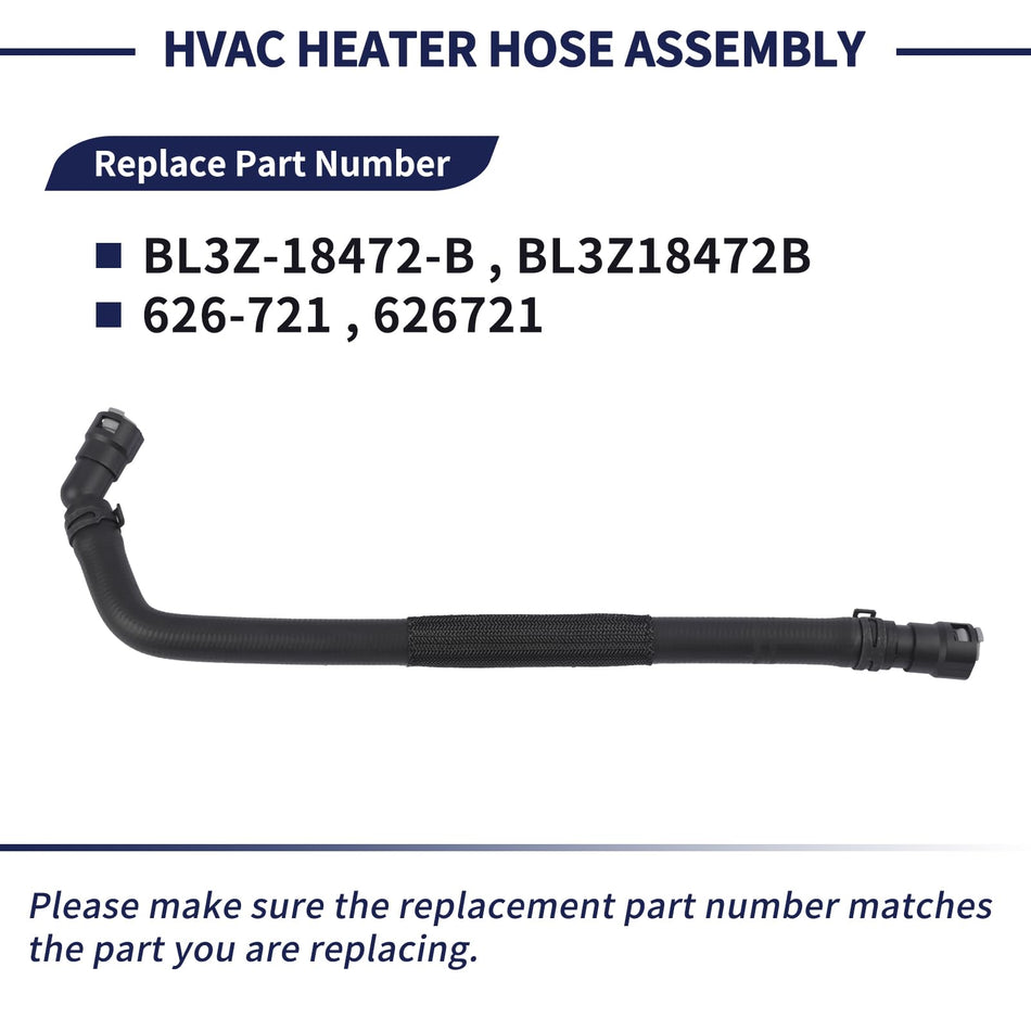 BL3Z18472B Heater Hose Ford Genuine