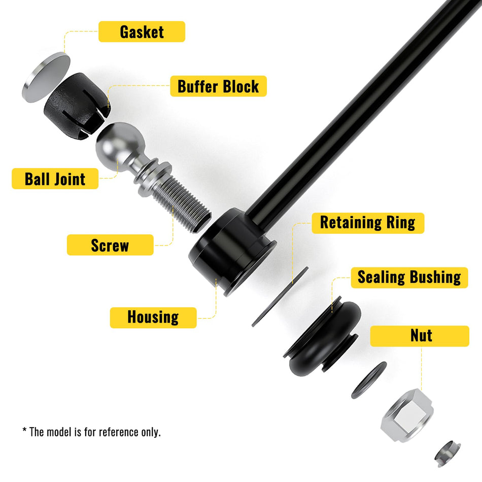 51321SNAA02 Stabilizer Link Left Hand Honda Aftermarket