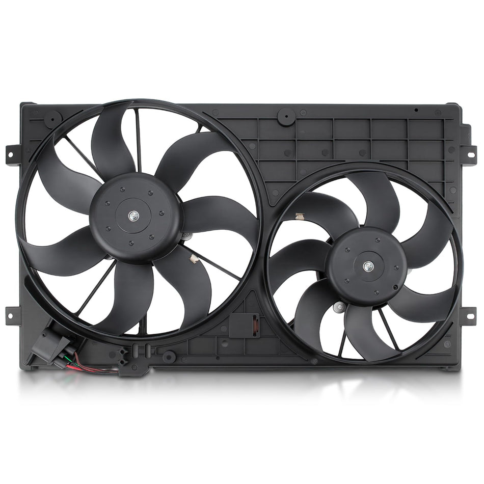 1K0121207BB9B9 Fan Shroud Volkswagon Aftermarket