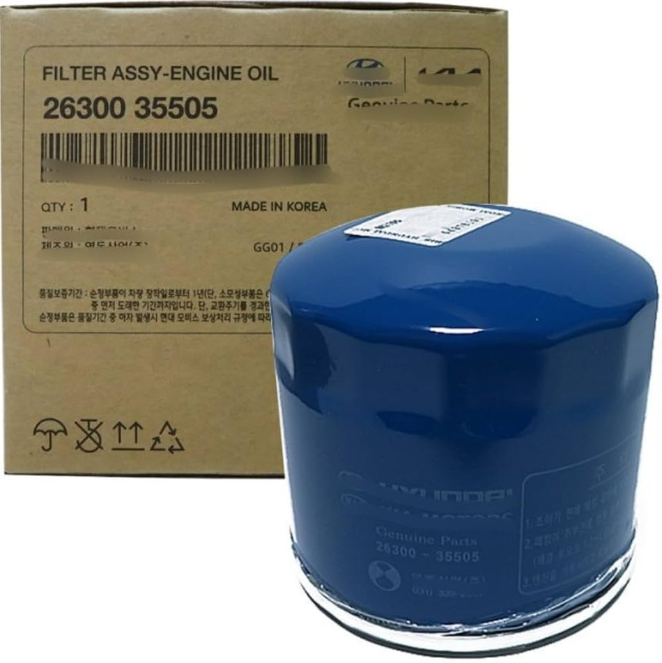 2630035505 Oil Filter Hyundai Genuine