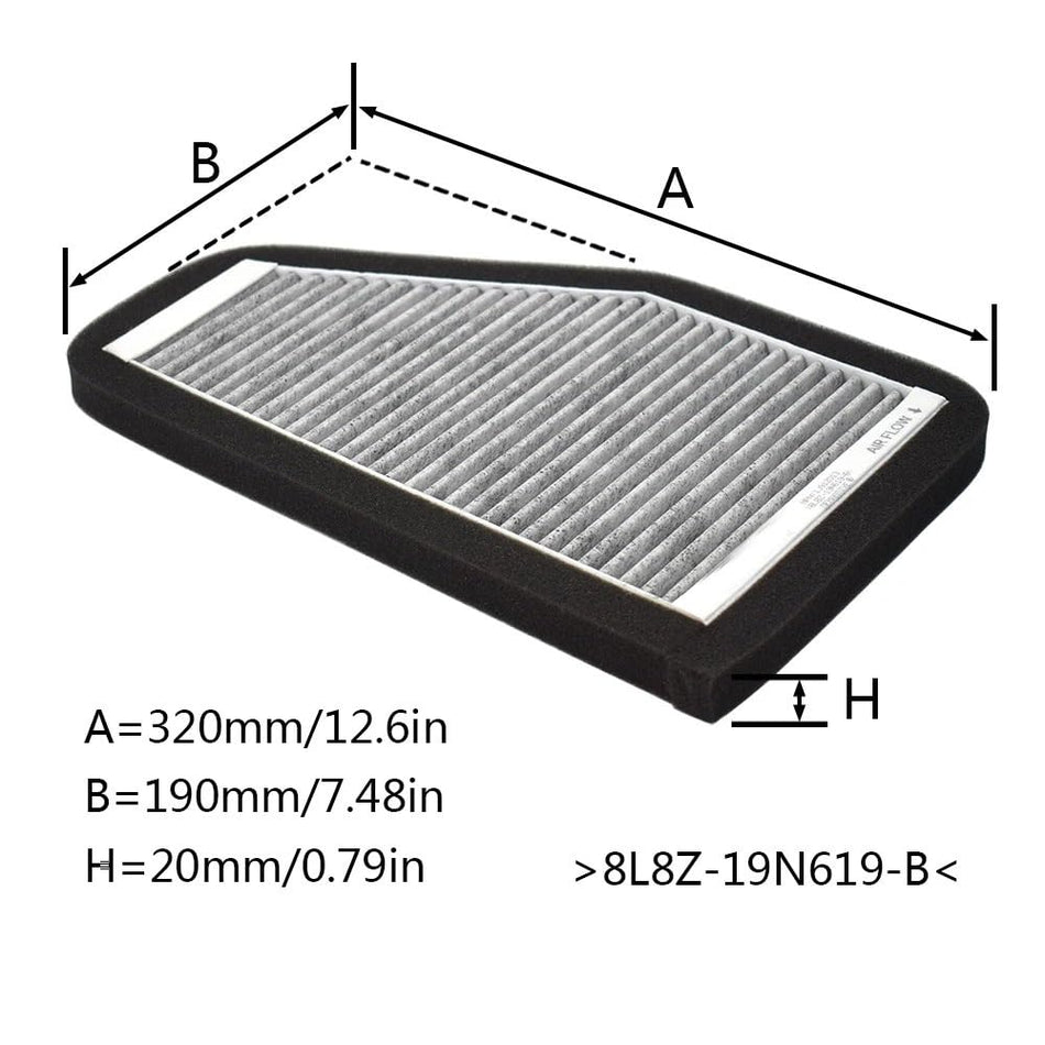 8L8Z19N619B A/C Filter Ford Genuine