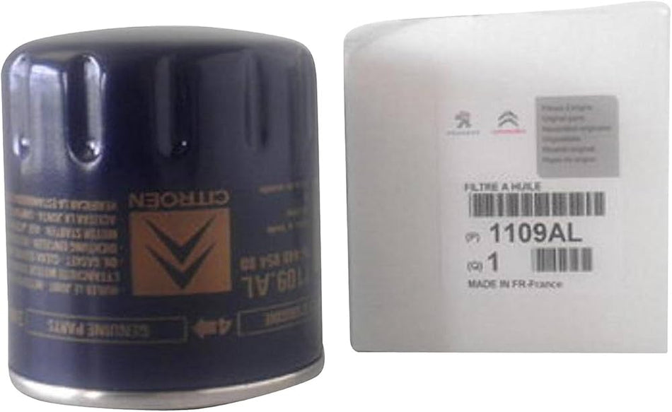 1109 AL Oil Filter Peugeot Genuine