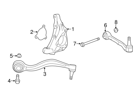 84012306 Front Control Arm GM Aftermarket