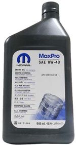 68171066UA Engine Oil 0W40 (1 Quart) Mopar Genuine Genuine