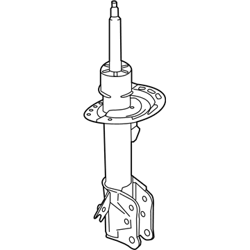 K2GZ18124AU Front Shock, Left Hand Ford Genuine