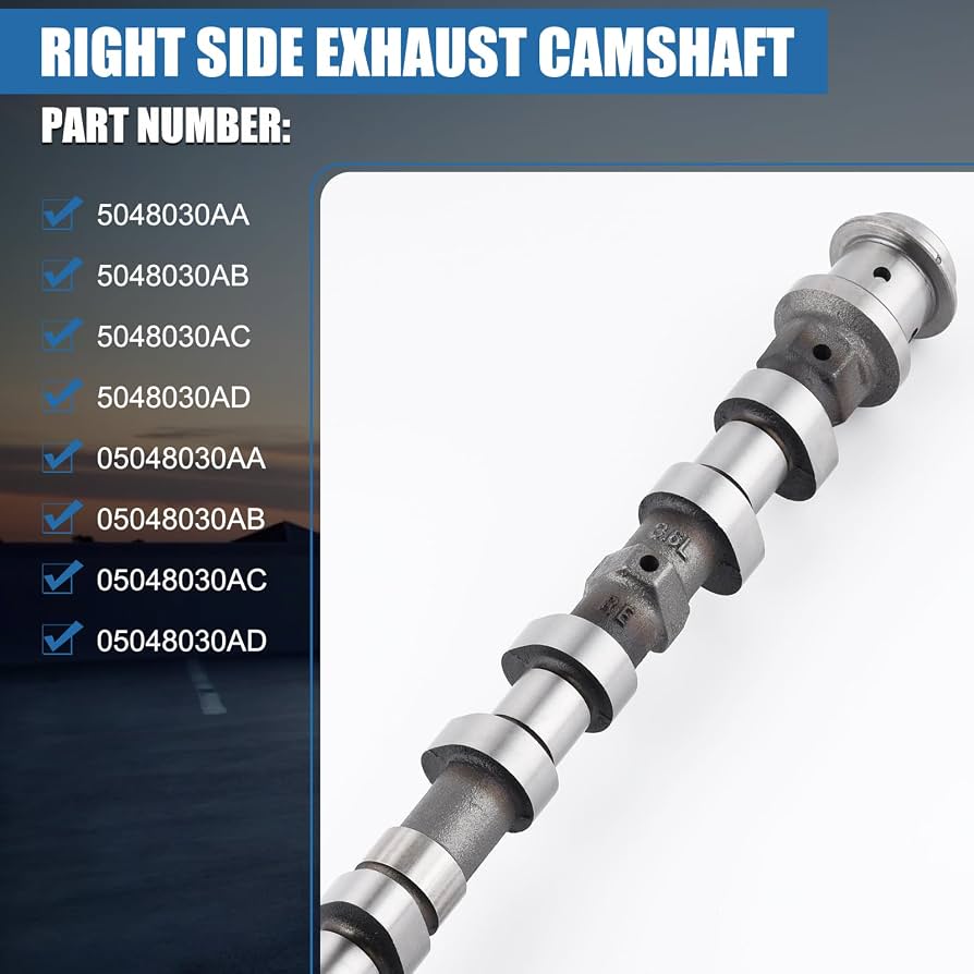 5048030AB Camshaft Assembly, Right Hand Mopar Genuine