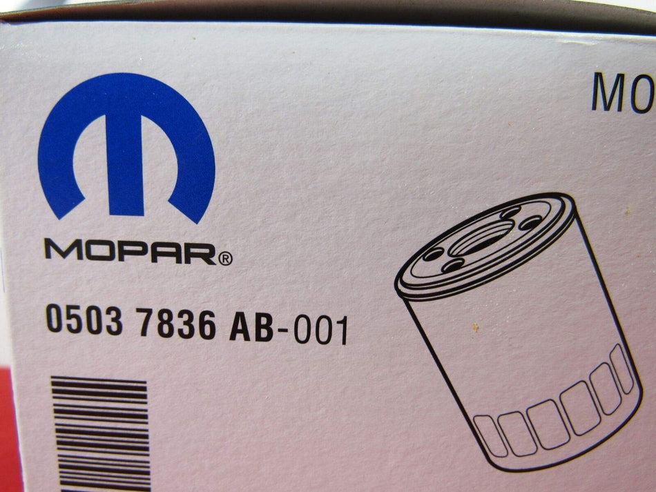 05037836AB Oil Filter Mopar Genuine