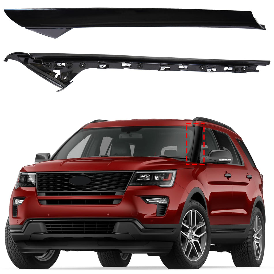 BB5Z7803137AB Left Pillar Molding Ford Aftermarket