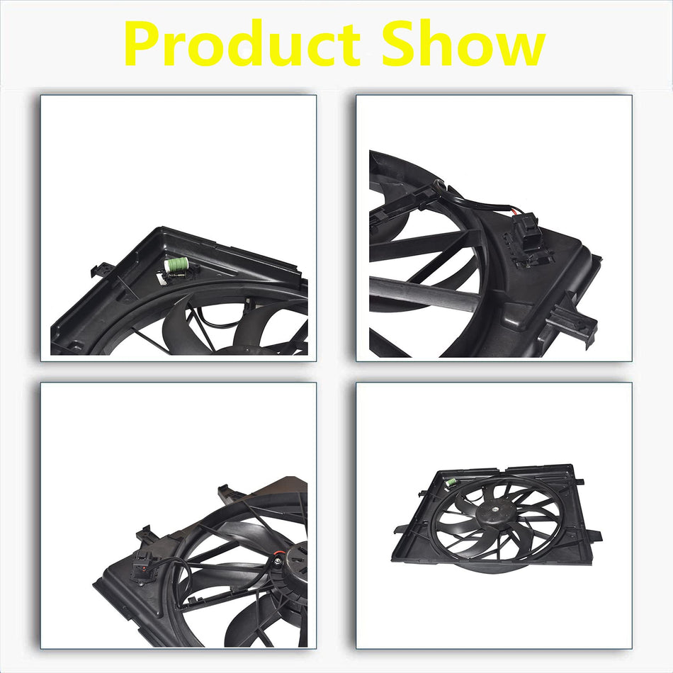 55037992AD Radiator Fan Assembly Mopar Aftermarket