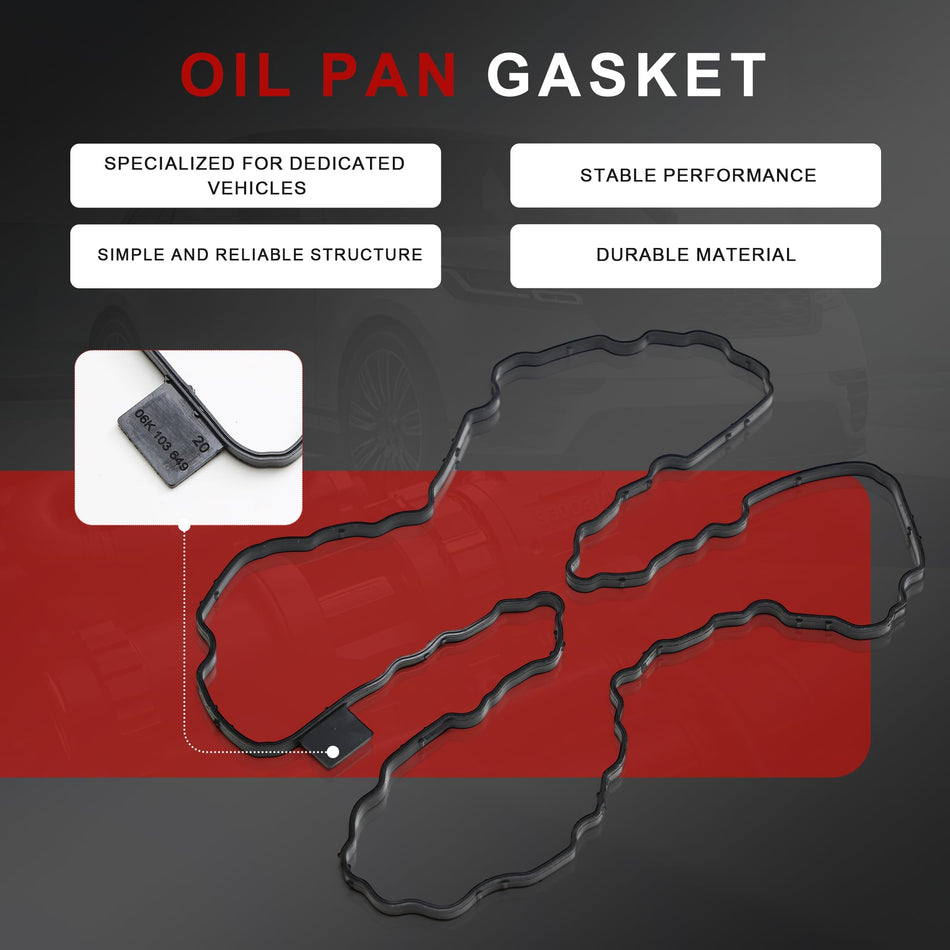 06K103649 Oil Pan Gasket Volkswagon Genuine