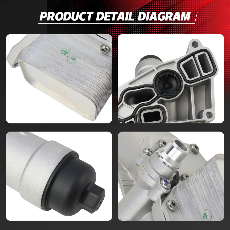 11428596283 Oil Filter Assembly With Cooler BMW Aftermarket