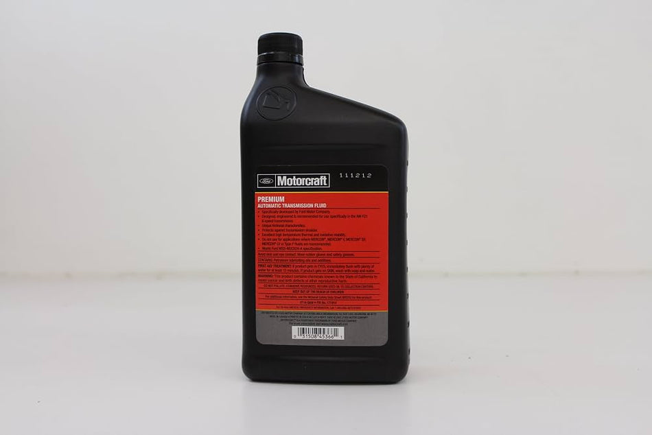 XT8QAW Transmission Fluid P Premium ATF Ford Genuine