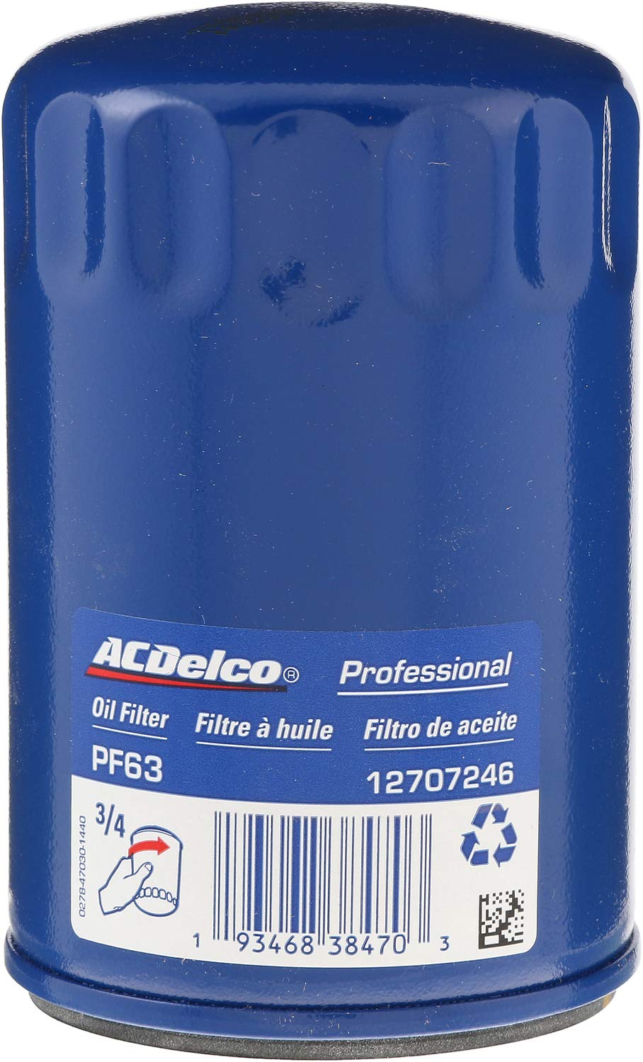 PF63 Oil Filter Acdelco GM Genuine