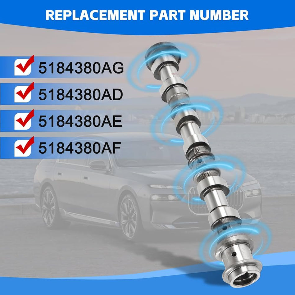 5184380AF Right Hand Intake Camshaft Mopar Genuine