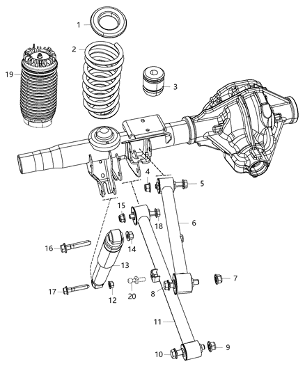 4877160AA Front Upper Arm Mopar Aftermarket