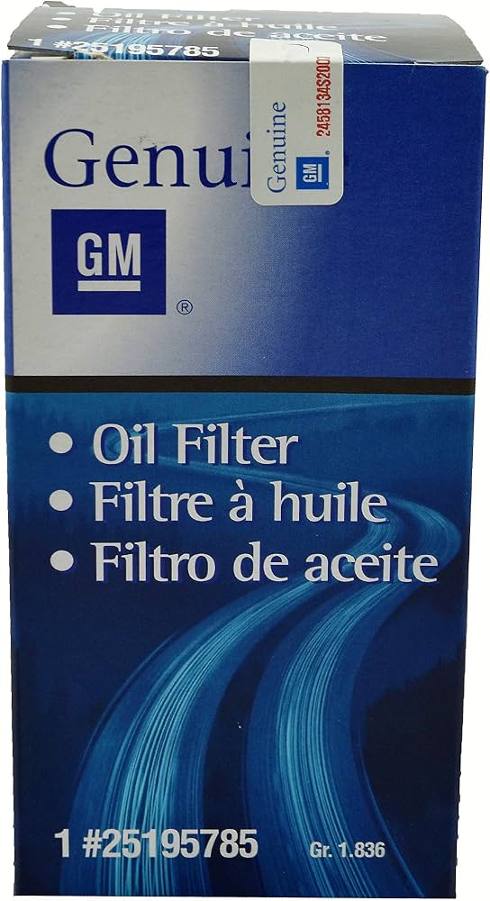 25195785 Oil Filter Acdelco GM Genuine