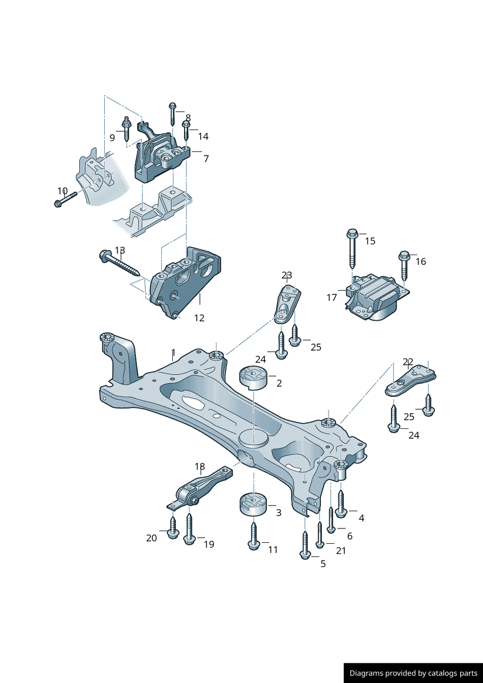 3QF199867A Rubber Bush Volkswagon Aftermarket