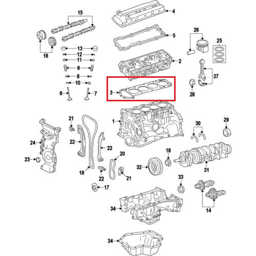 110443TA0A Head Gasket Nissan Genuine