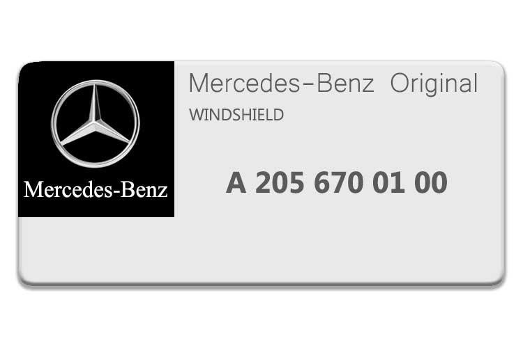 A2056708900 Windshield Assembly Mercedez Benz Genuine