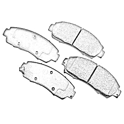 1865326 Front Brake Pad Ford