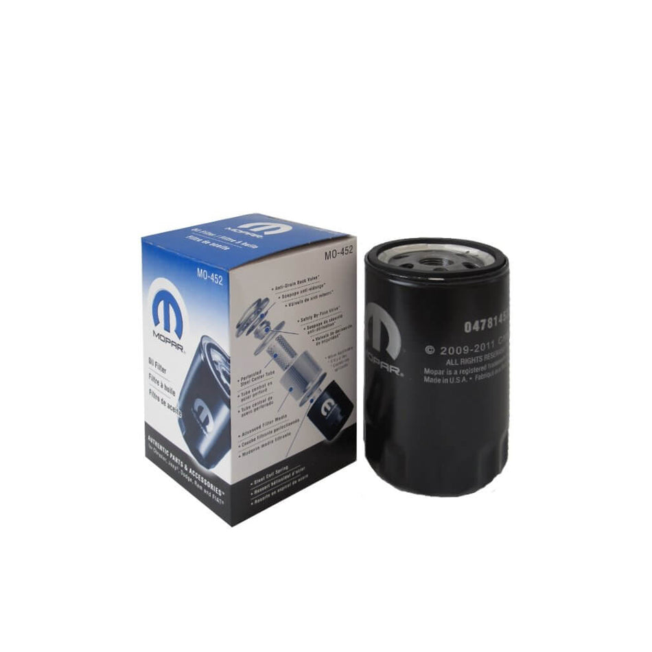 04781452BB / MO-452 Engine Oil Filter Mopar OEM