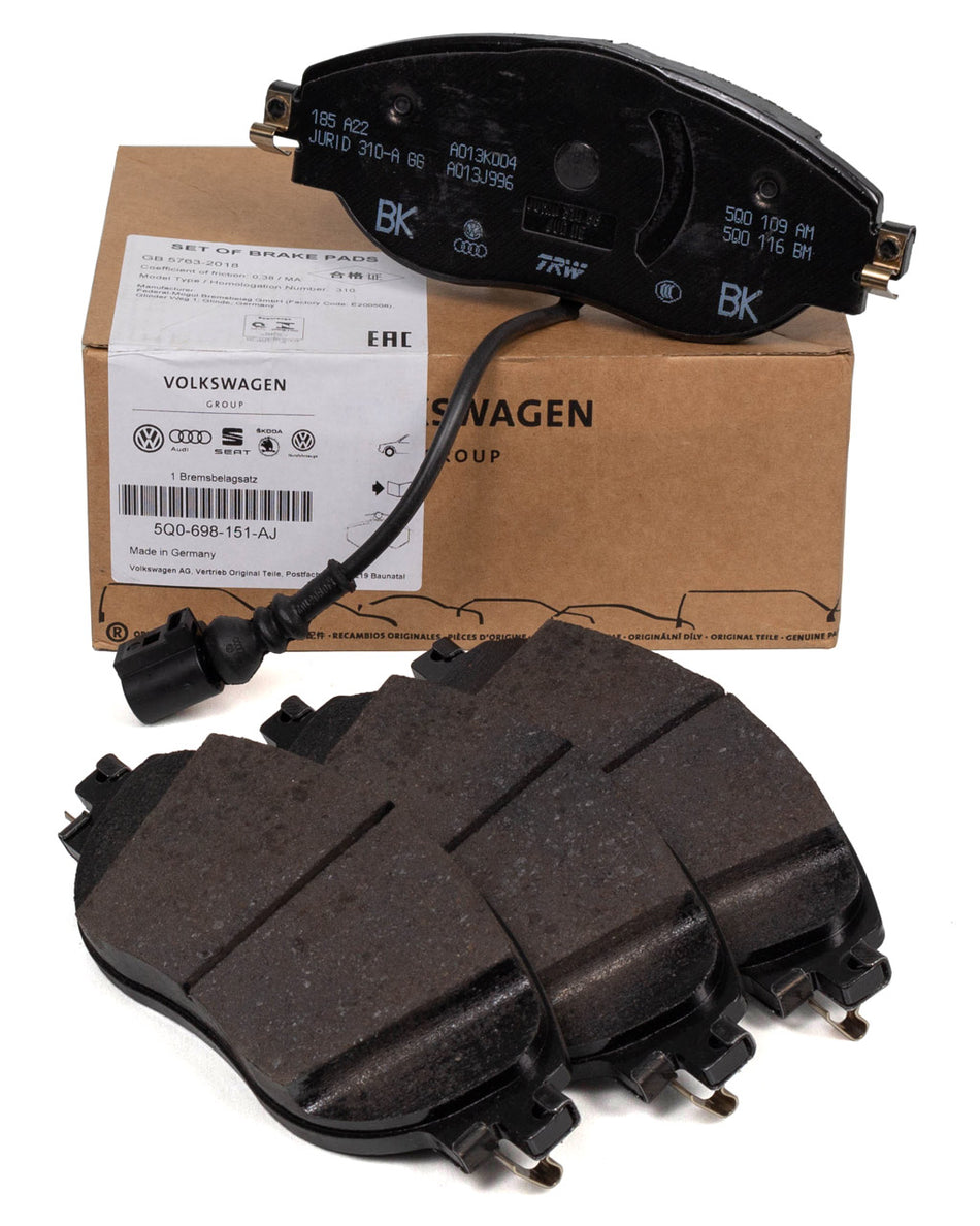 5Q0698151AJ Front Brake Pad Volkswagen Genuine