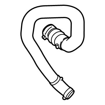 JL3Z6C646A Coolant Hose Expedi Ford Genuine