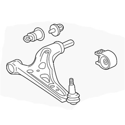 87821886 Front Right Lower Arm GM Aftermarket