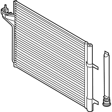 CV6Z19712KB Condenser Assembly Ford Aftermarket
