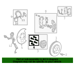12451949 Front Wheel Stud GM Genuine