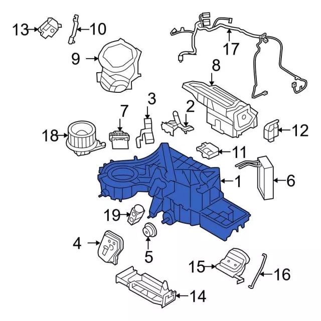 DL3Z19850K Evaporator Assembly Ford Aftermarket